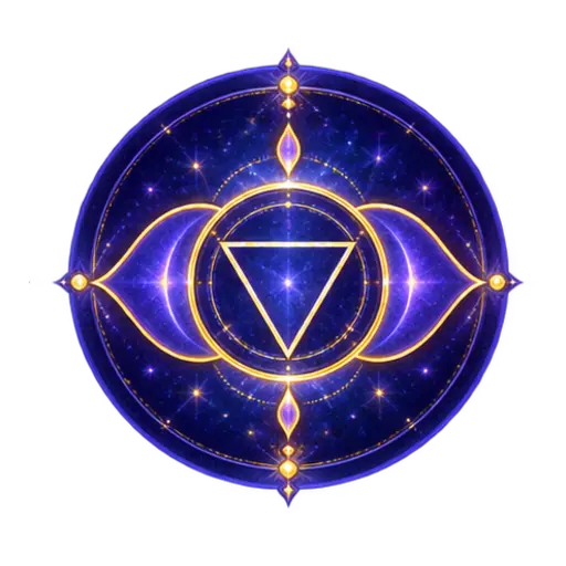 Third Eye chakra symbol artwork